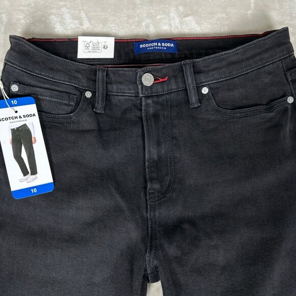 Scotch and Soda Jeans Women's High Rise Slim Straight Size 10 - Picture 5 of 13